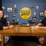 Guest Nelson Soh recording in the OverArch Podcast studio in Vancouver