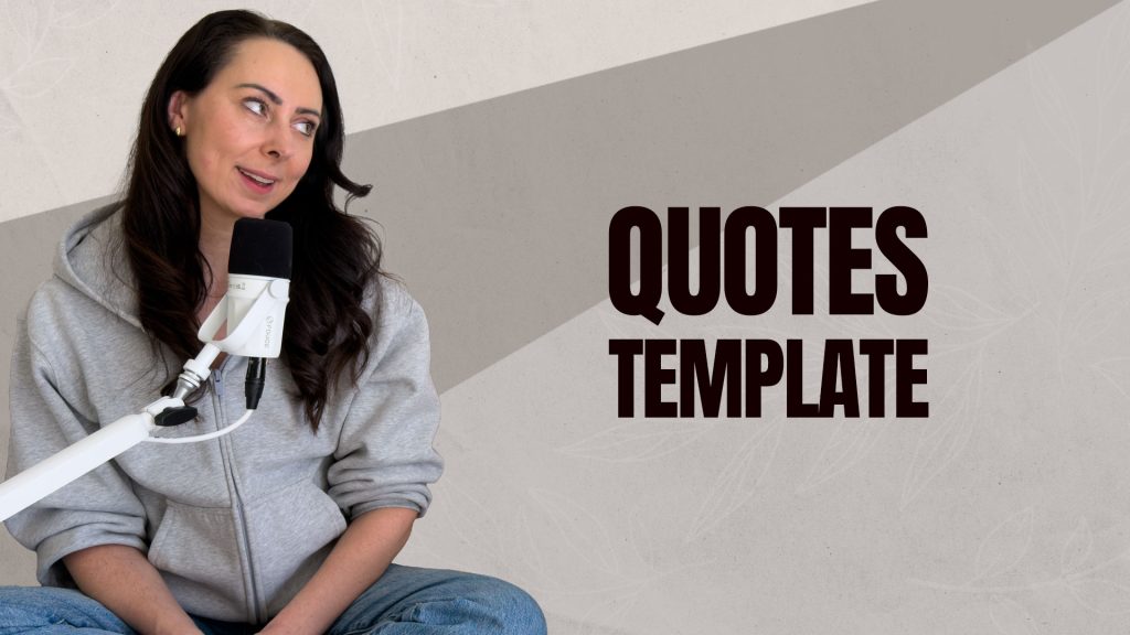 Her Body in Mind podcast YouTube thumbnail: Quotes Template